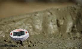 Concrete temperature measurement