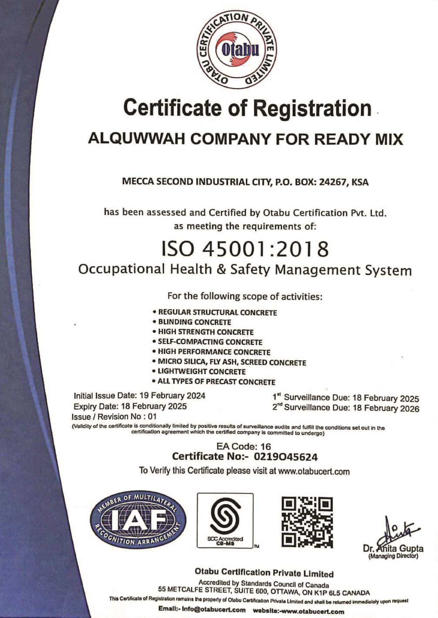 ISO 9001 Quality Management System