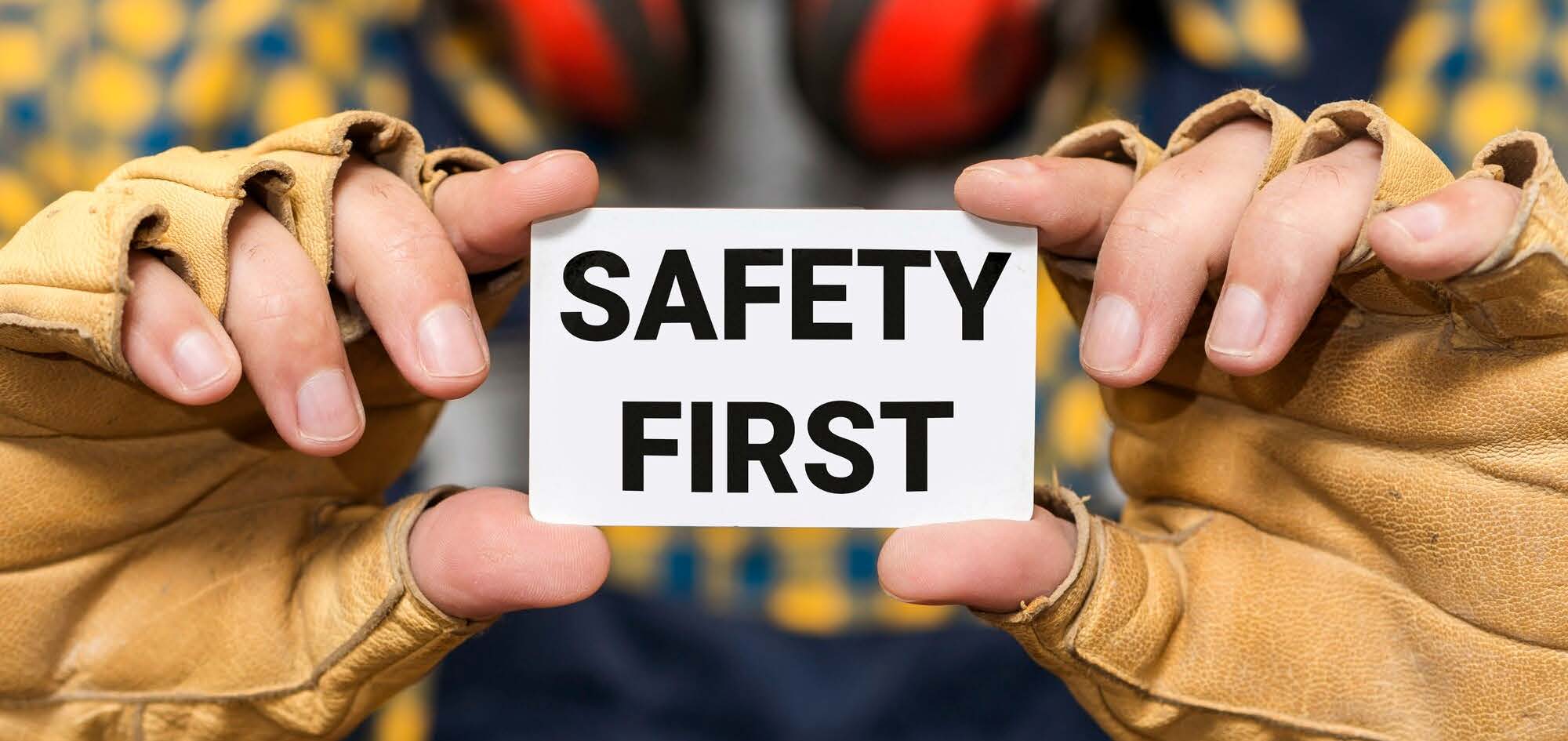 Safety first