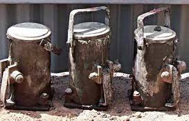 Concrete sample cylinders