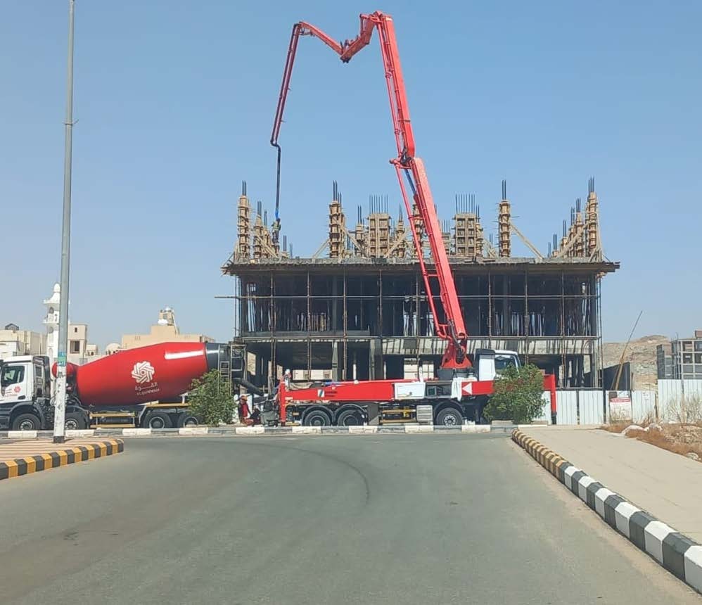 Concrete project site